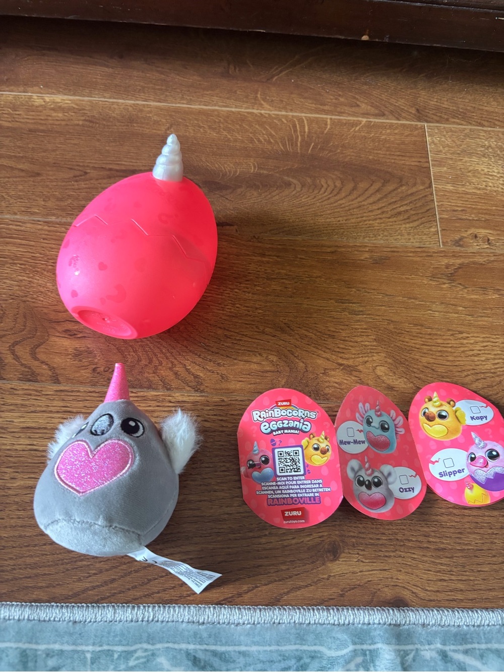 Rainbocorns Eggzania Pink Unicorn Plush Surprise